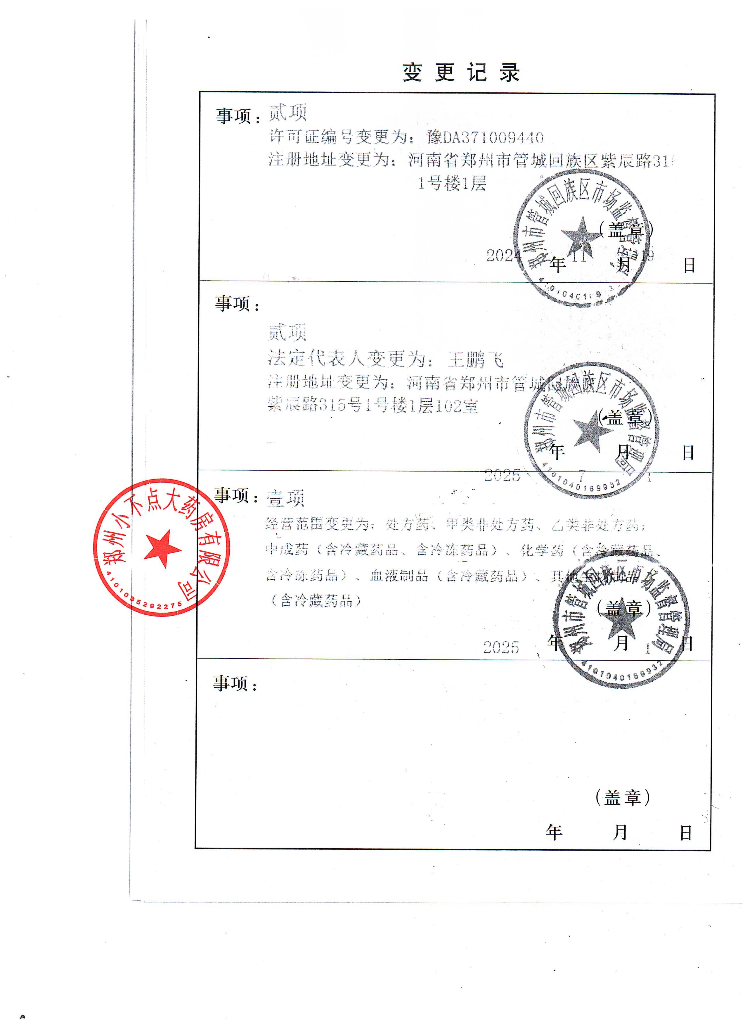 藥品經(jīng)營許可證