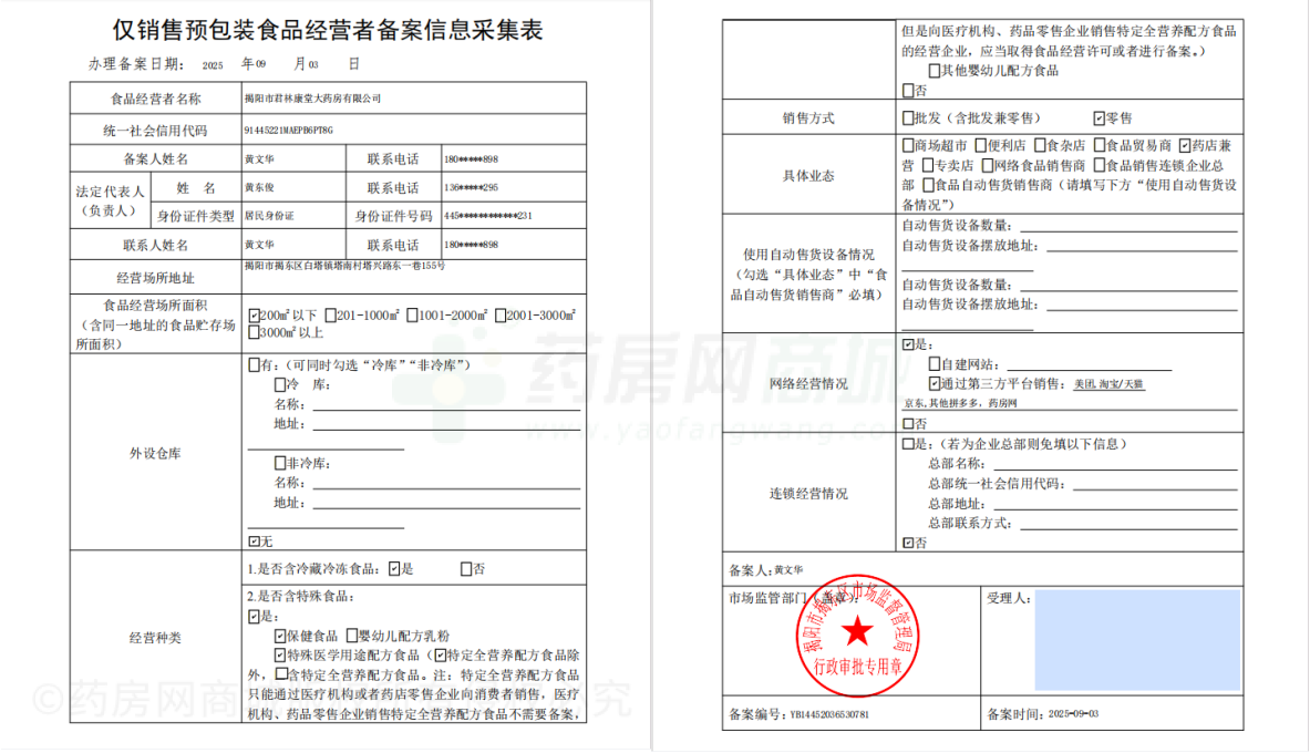 食品經(jīng)營(yíng)許可證