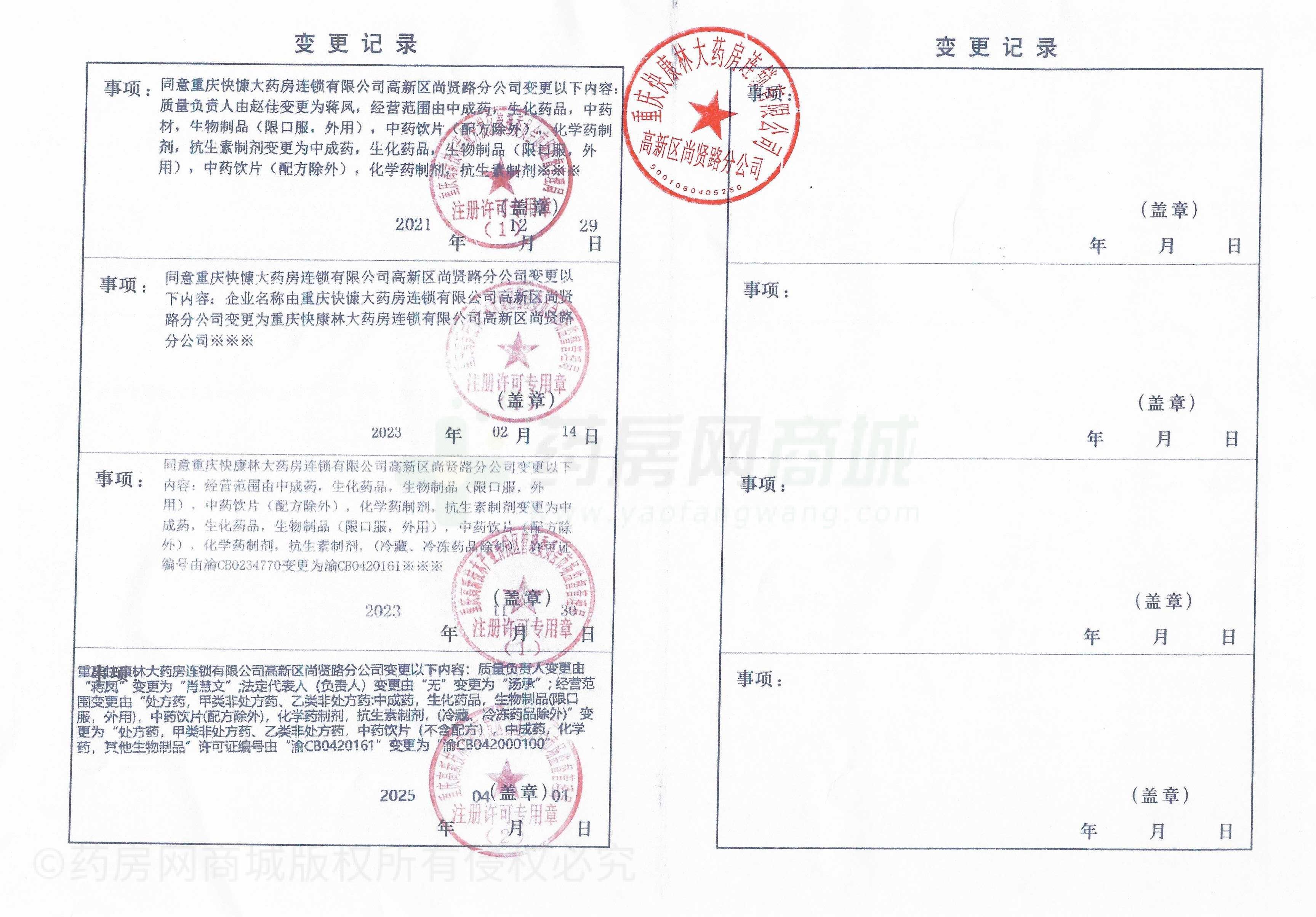 藥品經(jīng)營(yíng)許可證