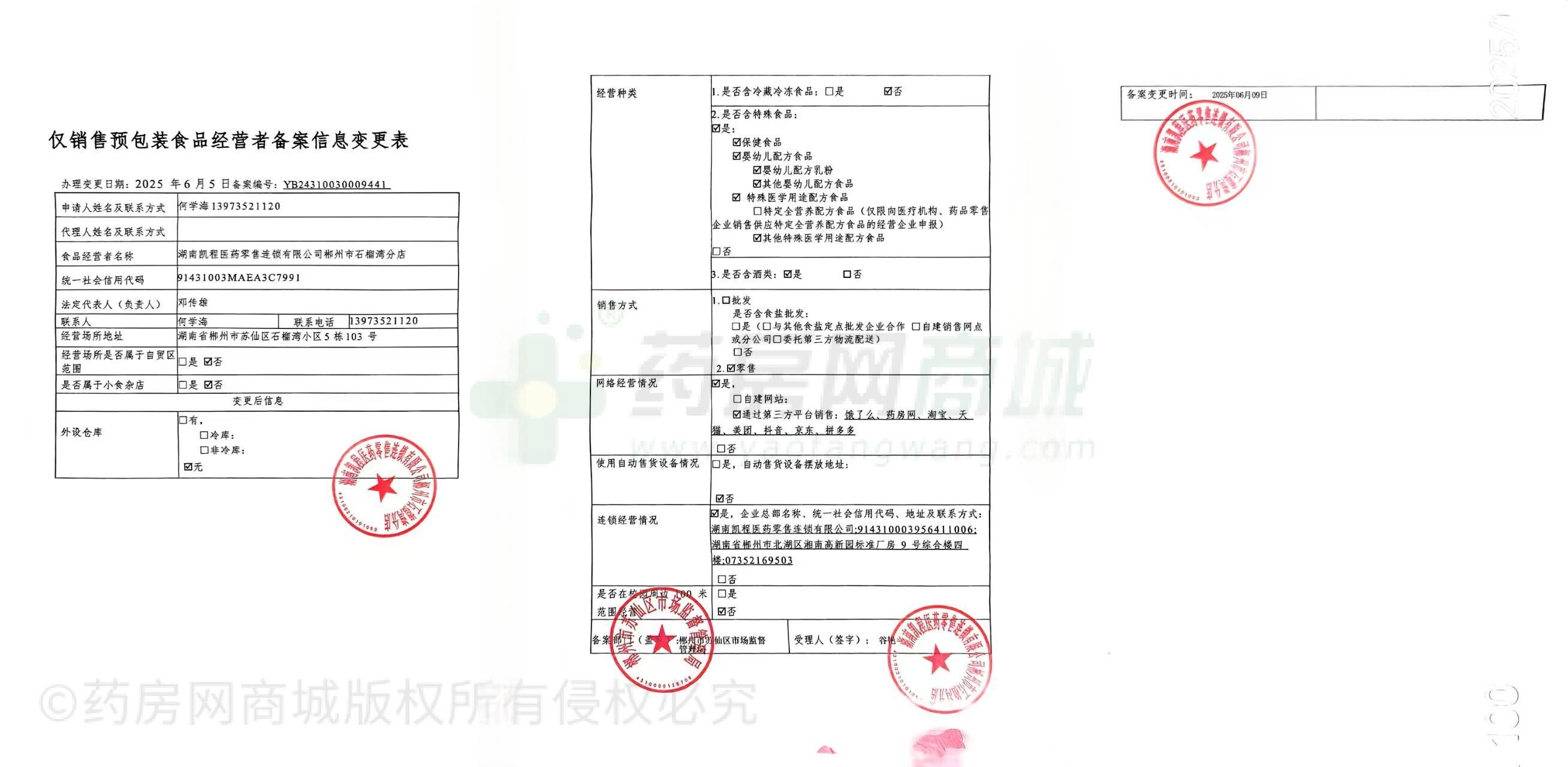 食品經(jīng)營(yíng)許可證