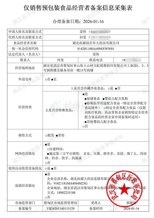 食品經(jīng)營許可證