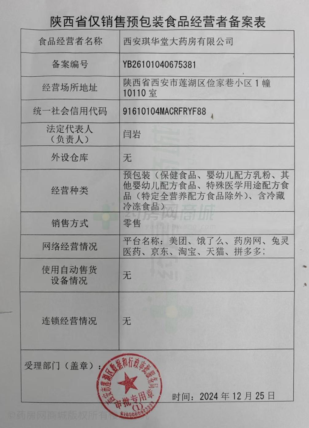 食品經(jīng)營許可證