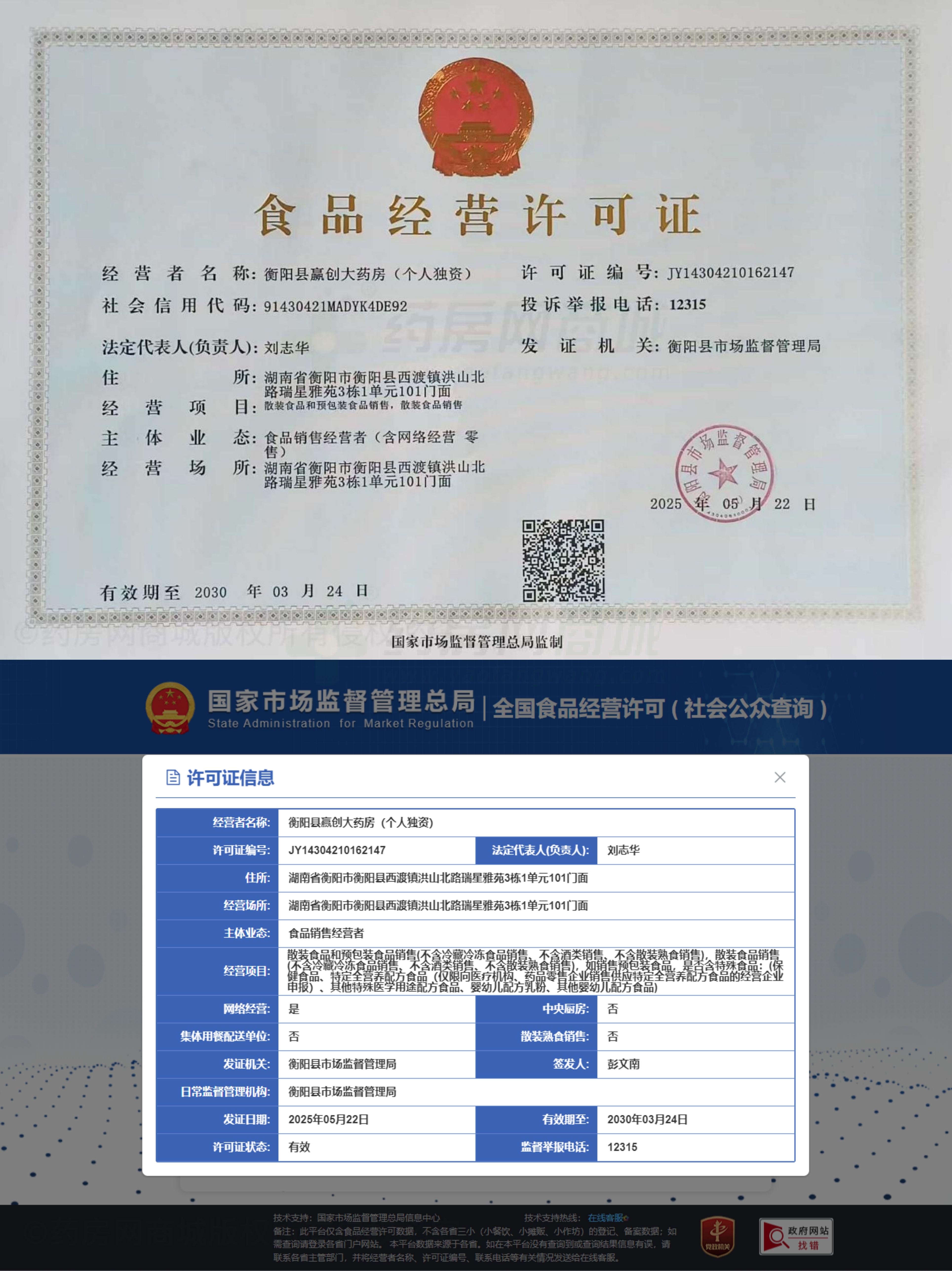 食品經(jīng)營(yíng)許可證