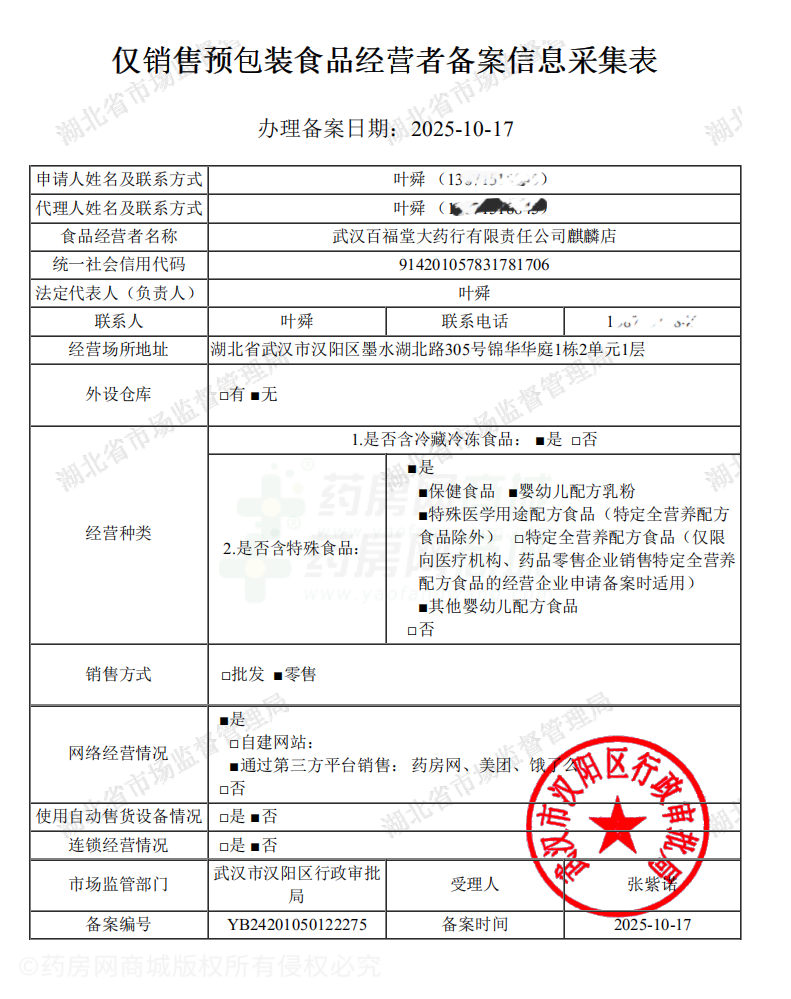 食品經(jīng)營許可證