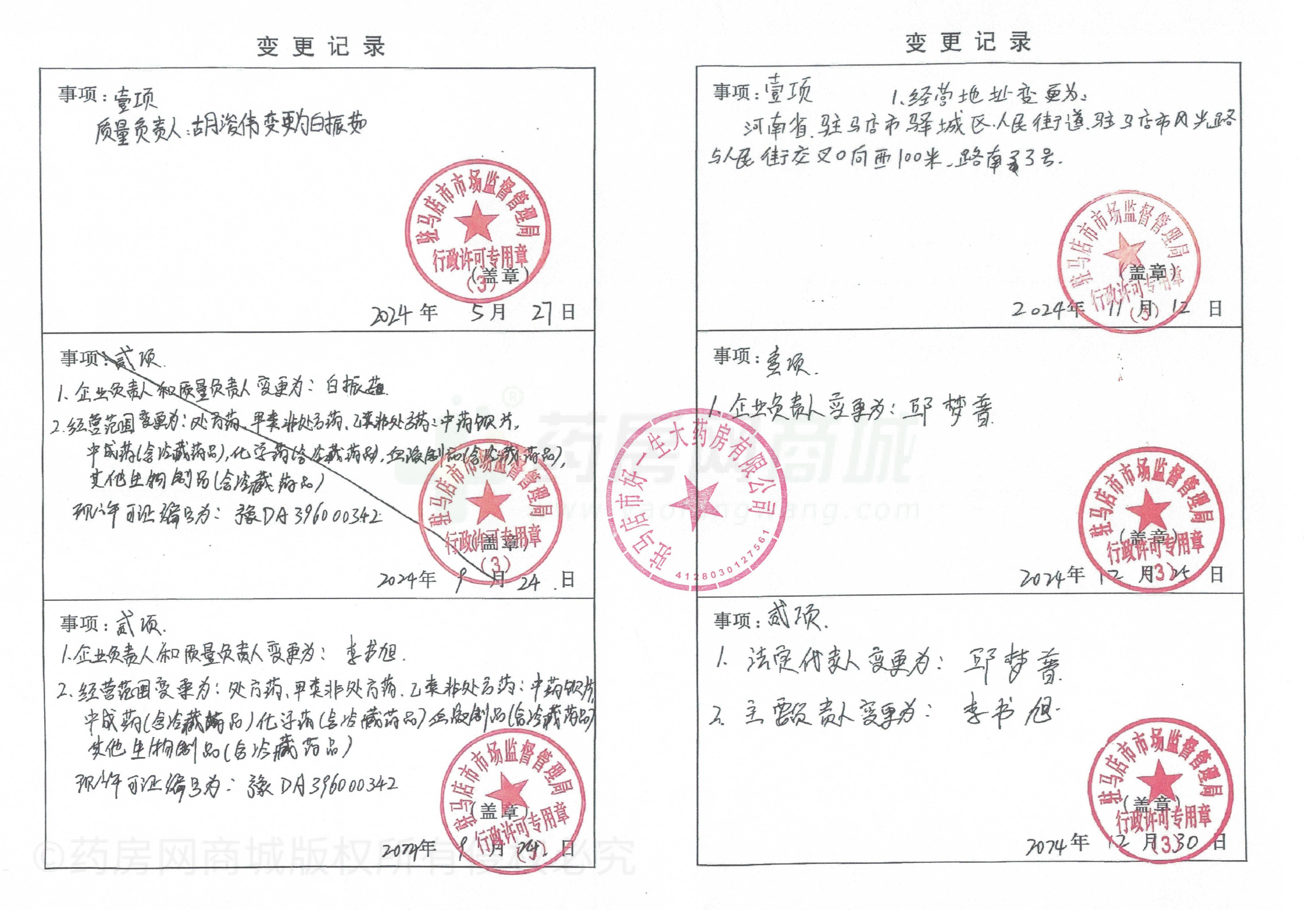 藥品經(jīng)營(yíng)許可證