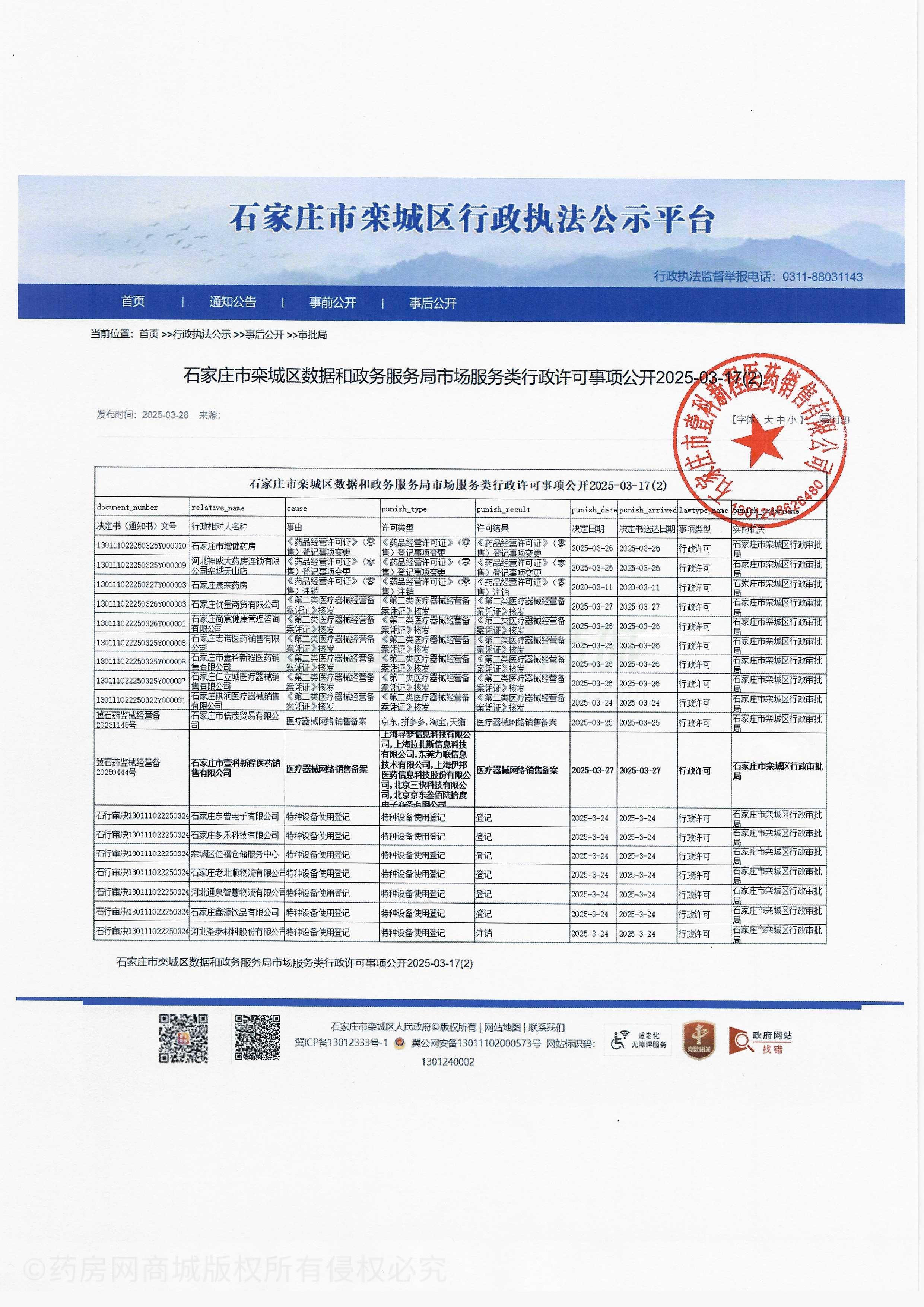 醫(yī)療器械網(wǎng)絡(luò)銷售備案證