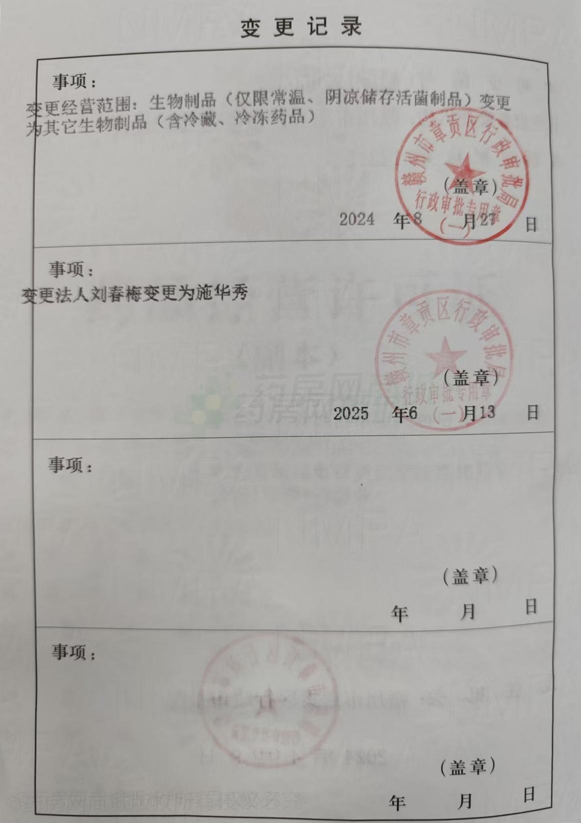 藥品經(jīng)營(yíng)許可證