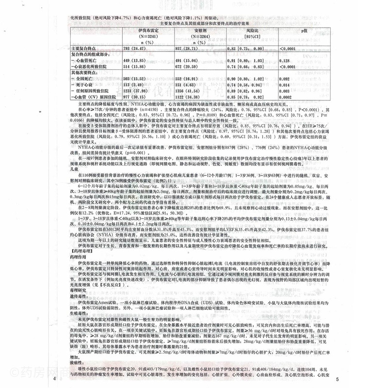 可兰特盐酸伊伐布雷定片