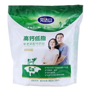 完達山 高鈣低脂中老年配方奶粉價格(完達山 高鈣低脂中老年配方奶粉多少錢)
