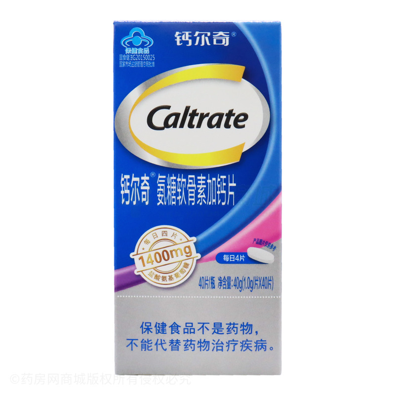 鈣爾奇 氨糖軟骨素加鈣片 - 仙樂健康