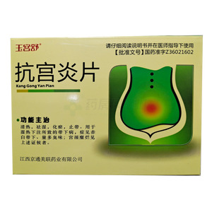 抗宮炎片價(jià)格(抗宮炎片多少錢)