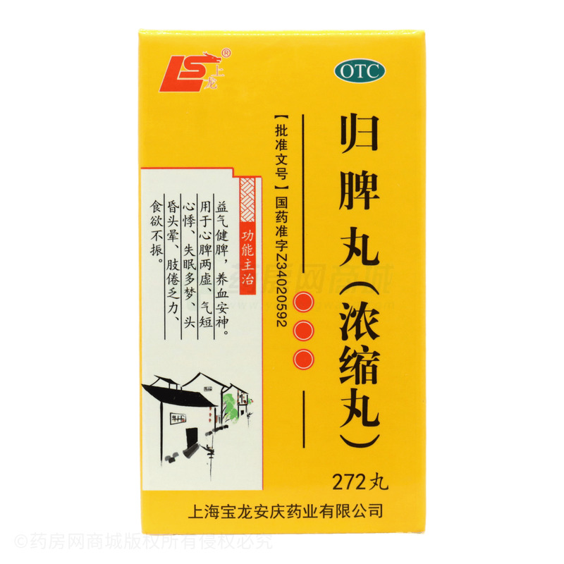 上龍 歸脾丸 - 上海寶龍安慶