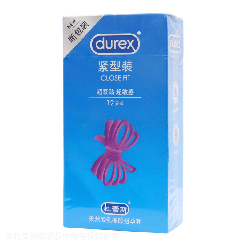 杜蕾斯·緊型裝·無色·有香味·普通平面型·天然膠乳橡膠避孕套 - 斯騰爽健