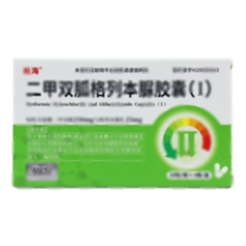 二甲雙胍格列本脲膠囊(Ⅰ)