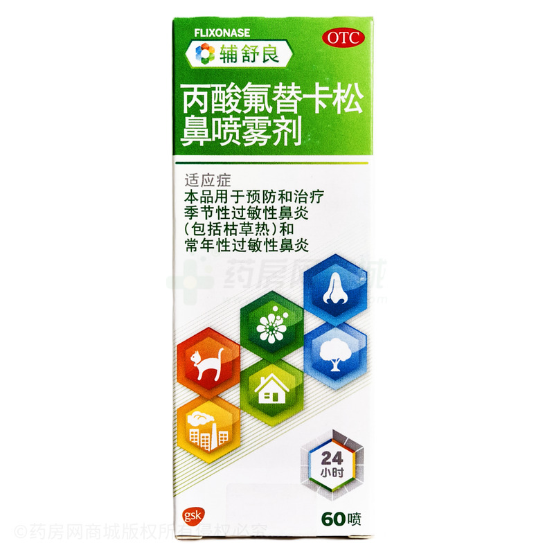 輔舒良 丙酸氟替卡松鼻噴霧劑 - Glaxo Wellcome S.A.