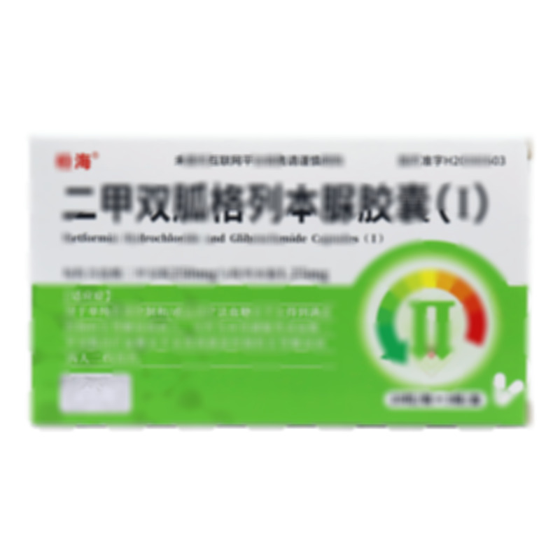 二甲雙胍格列本脲膠囊(Ⅰ)