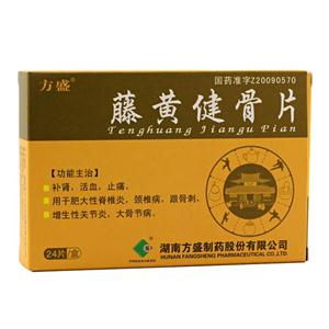 藤黄健骨片(0.5gx12片x2板/盒)