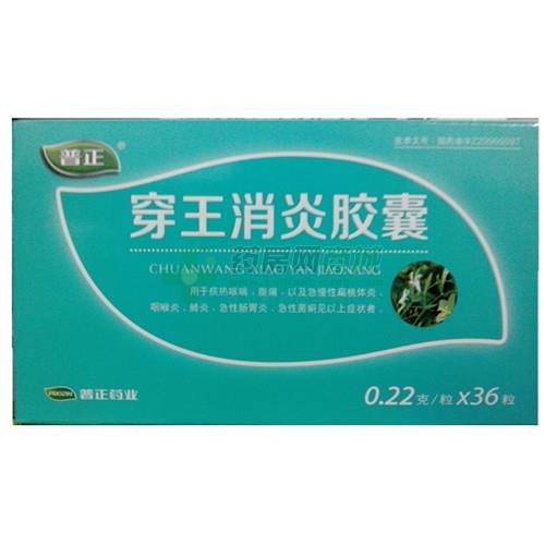 22gx12粒x3板/盒价格_穿王消炎胶囊说明书,功效与作用_湖南省长沙市