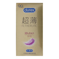 杜蕾斯·倍润超薄装·无色透明·有香味·平面型·天然胶乳橡胶避孕套 包装侧面图1
