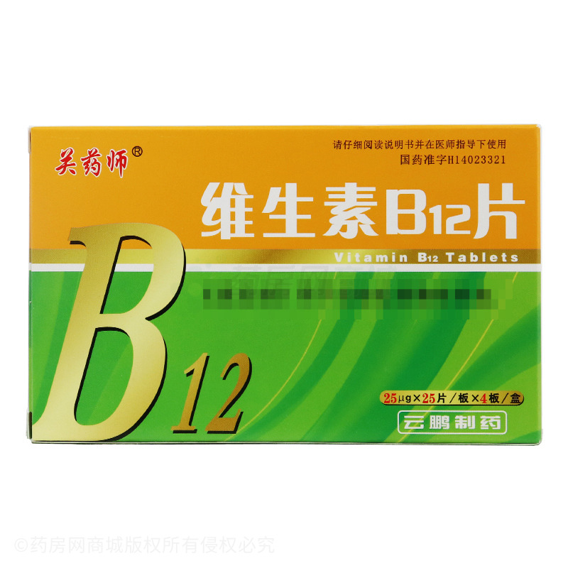 维生素B12片 - 云鹏医药
