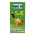 tatale 超薄润滑装·苹果香·光面型·天然胶乳橡胶避孕套 包装侧面图1