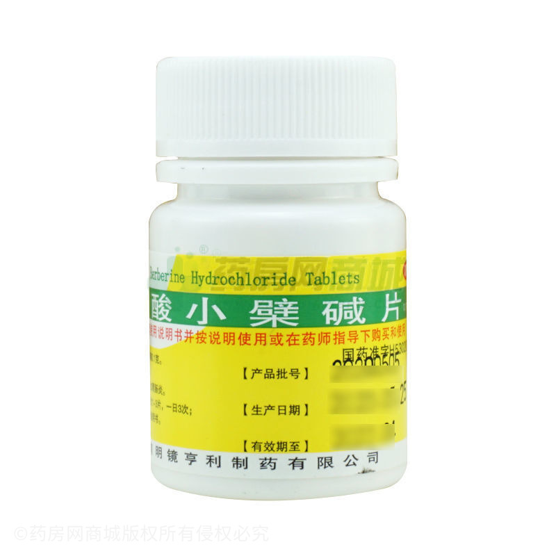 盐酸小檗碱片 - 亨利制药