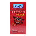 tatale 凸点刺激装·草莓香·颗粒型·天然胶乳橡胶避孕套 包装侧面图1