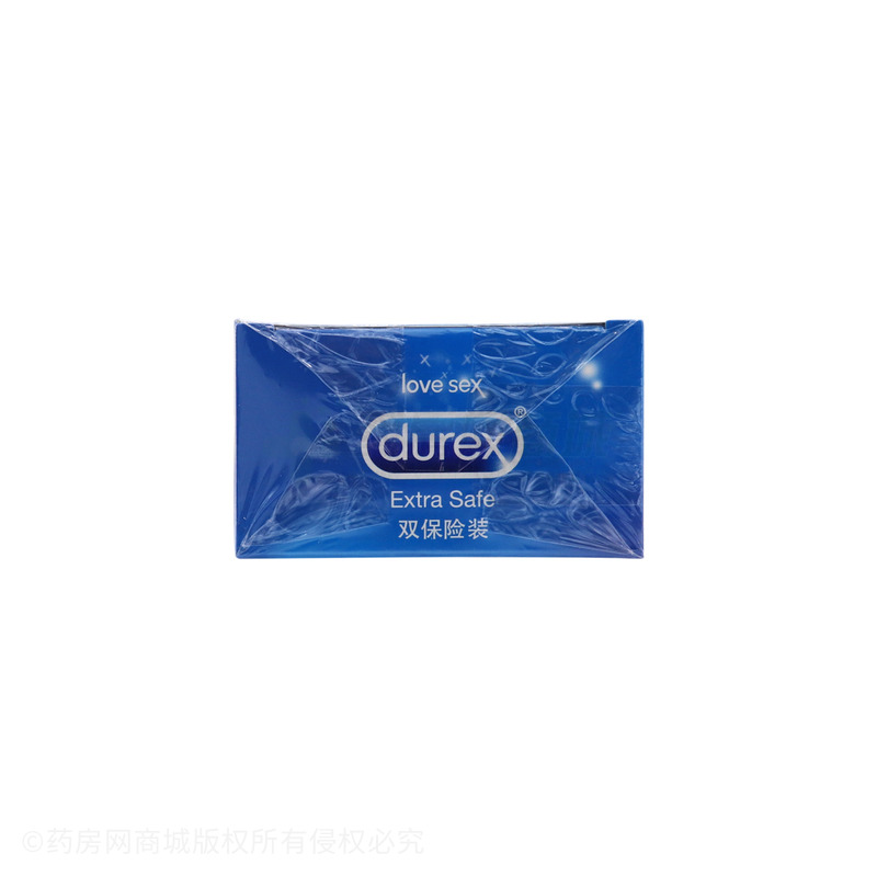 杜蕾斯·双保险装·无色透明·有香味·平面型·天然胶乳橡胶避孕套 - 青岛伦敦杜蕾斯