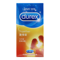 杜蕾斯·激情装·无色透明·有香味·平面型·天然胶乳橡胶避孕套 包装侧面图1
