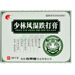 少林风湿跌打膏价格(少林风湿跌打膏多少钱)