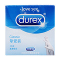杜蕾斯·挚爱装·无色透明·有香味·平面型·天然胶乳橡胶避孕套 包装侧面图1