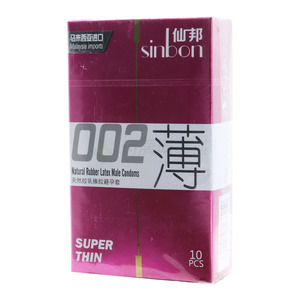 仙邦 水润丝薄·平滑型·天然胶乳橡胶避孕套(优立德有限公司)