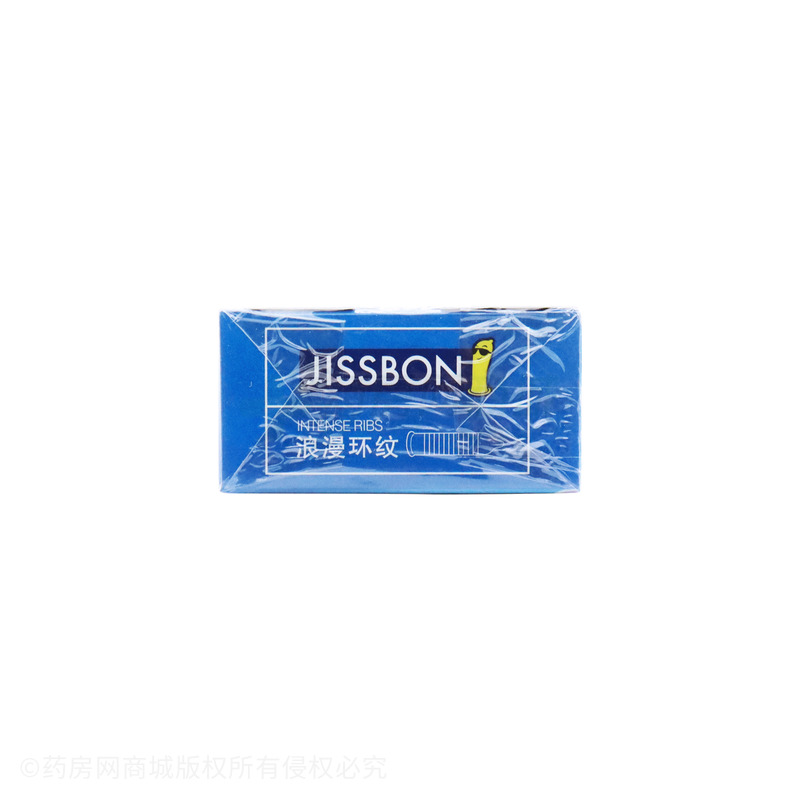 杰士邦·浪漫环纹·香草香·环纹型·天然胶乳橡胶避孕套 - 素瑞特斯