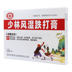 少林风湿跌打膏价格(少林风湿跌打膏多少钱)