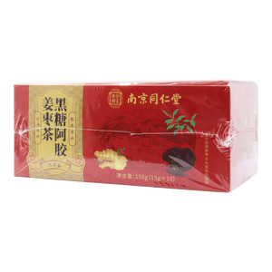 初仁堂 黑糖阿胶姜枣茶(15gx10袋/盒) - 安徽国奥堂