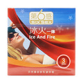 第6感·冰火一体·薄荷香·光面型·天然橡胶胶乳避孕套 包装侧面图1
