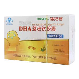 福施福 DHA藻油软胶囊(0.25gx45粒x2瓶/盒) - 纽斯葆广赛