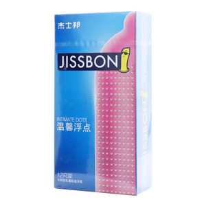 杰士邦·温馨浮点·香蕉香味·颗粒型·天然胶乳橡胶避孕套(素瑞特斯有限公司)