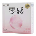 杰士邦·零感·超薄玻尿酸·无香·光面型·天然胶乳橡胶避孕套 包装主图