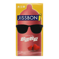 杰士邦·敢做敢爱·粉红色·光面型·天然胶乳橡胶避孕套 包装侧面图1