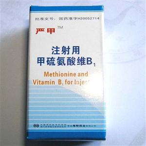 注射用甲硫氨酸维B1(200mg:20mgx10瓶/盒)