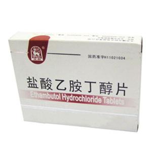 盐酸乙胺丁醇片(0.25gx12片x2板/盒)