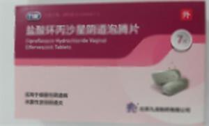 盐酸环丙沙星阴道泡腾片(北京九龙制药有限公司)