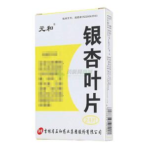 银杏叶片(吉林省正和药业集团股份有限公司)-通化正和