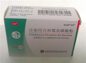注射用克林霉素磷酸酯(0.6gx1瓶/盒)