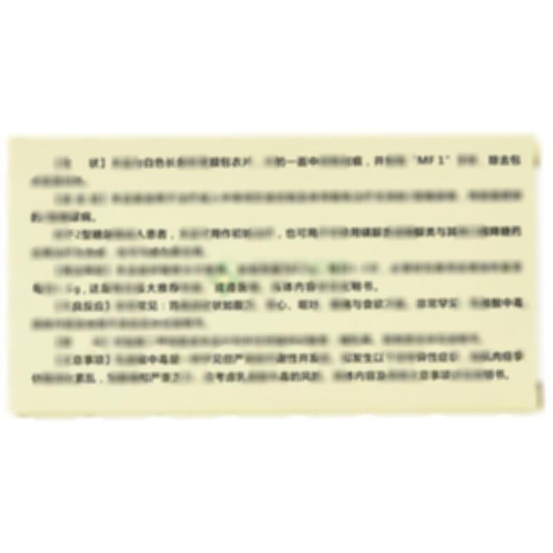 盐酸二甲双胍片