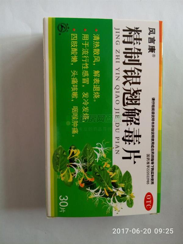 精制银翘解毒片