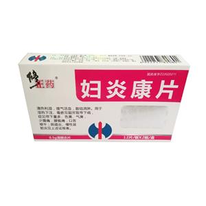妇炎康片(0.5gx12片x2板/盒)